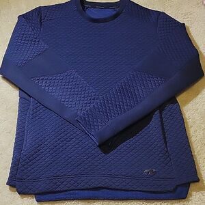 New Balance Men's Deep Blue Quilted Sweatshirt